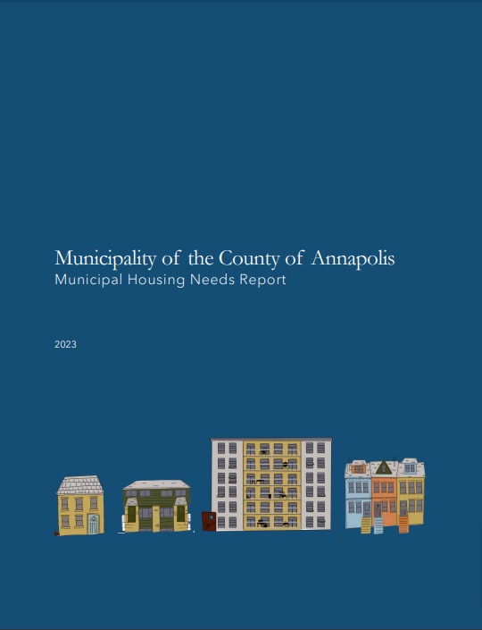Municipal Housing Needs Report cover