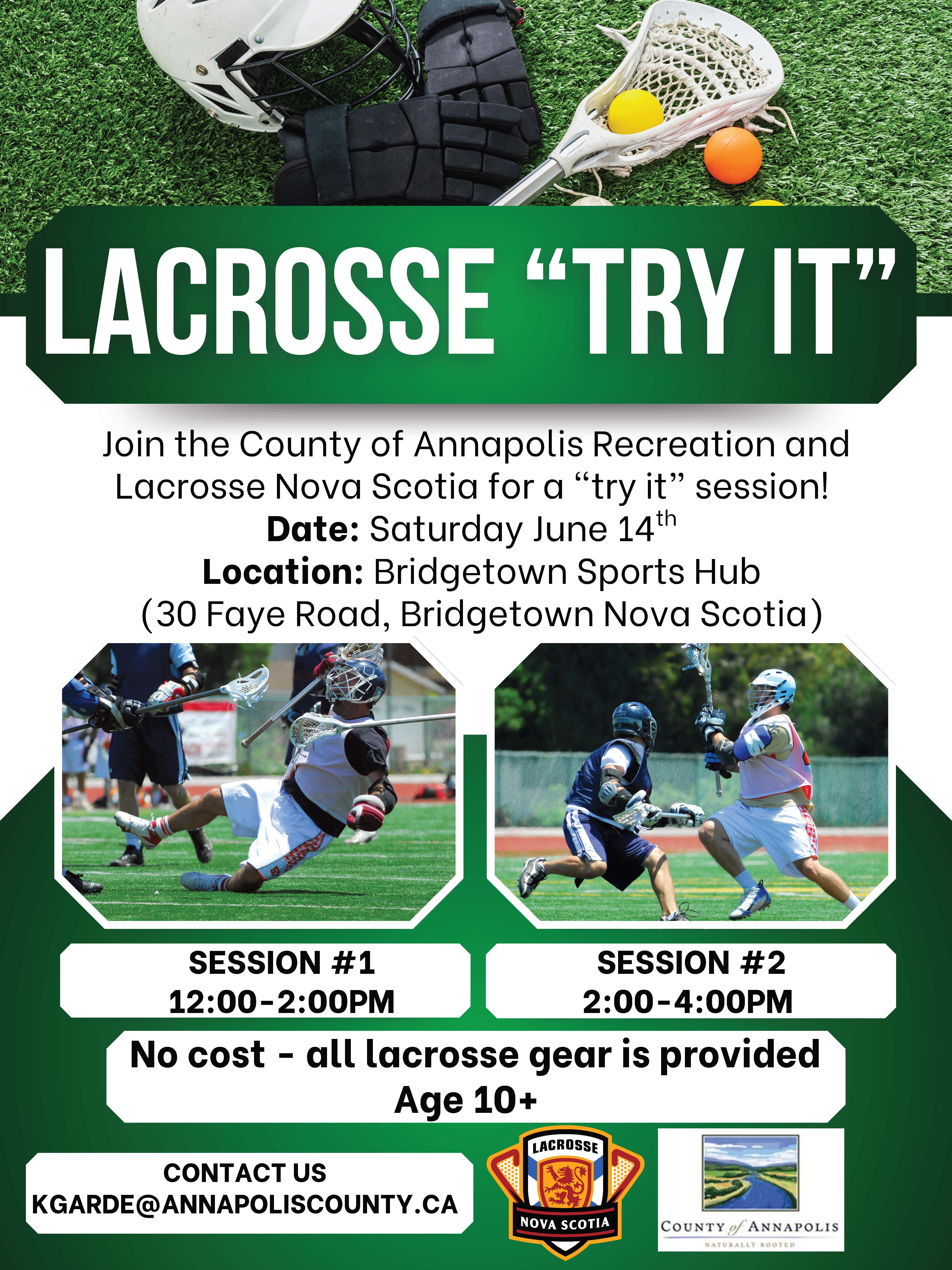 Lacrosse poster June 2025