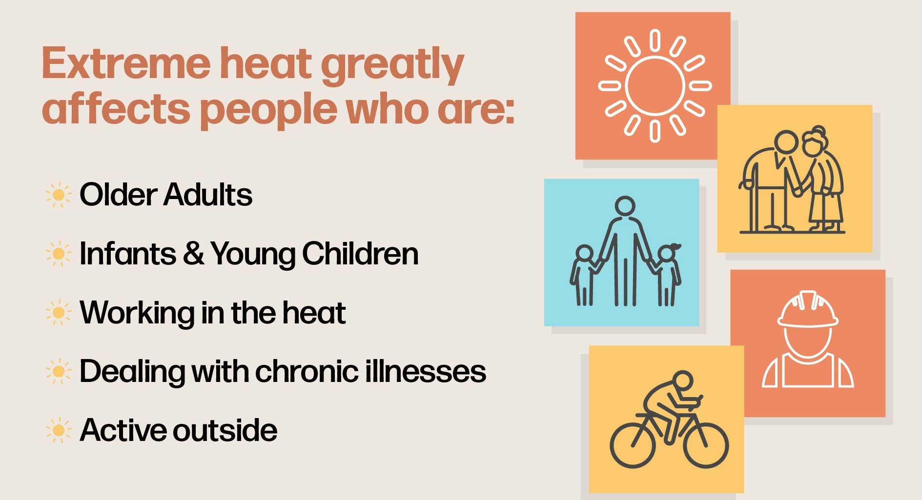 Extreme heat affects