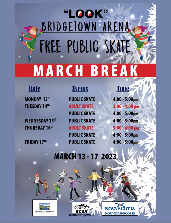March Break Skating Poster