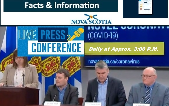 daily press conference banner for our website