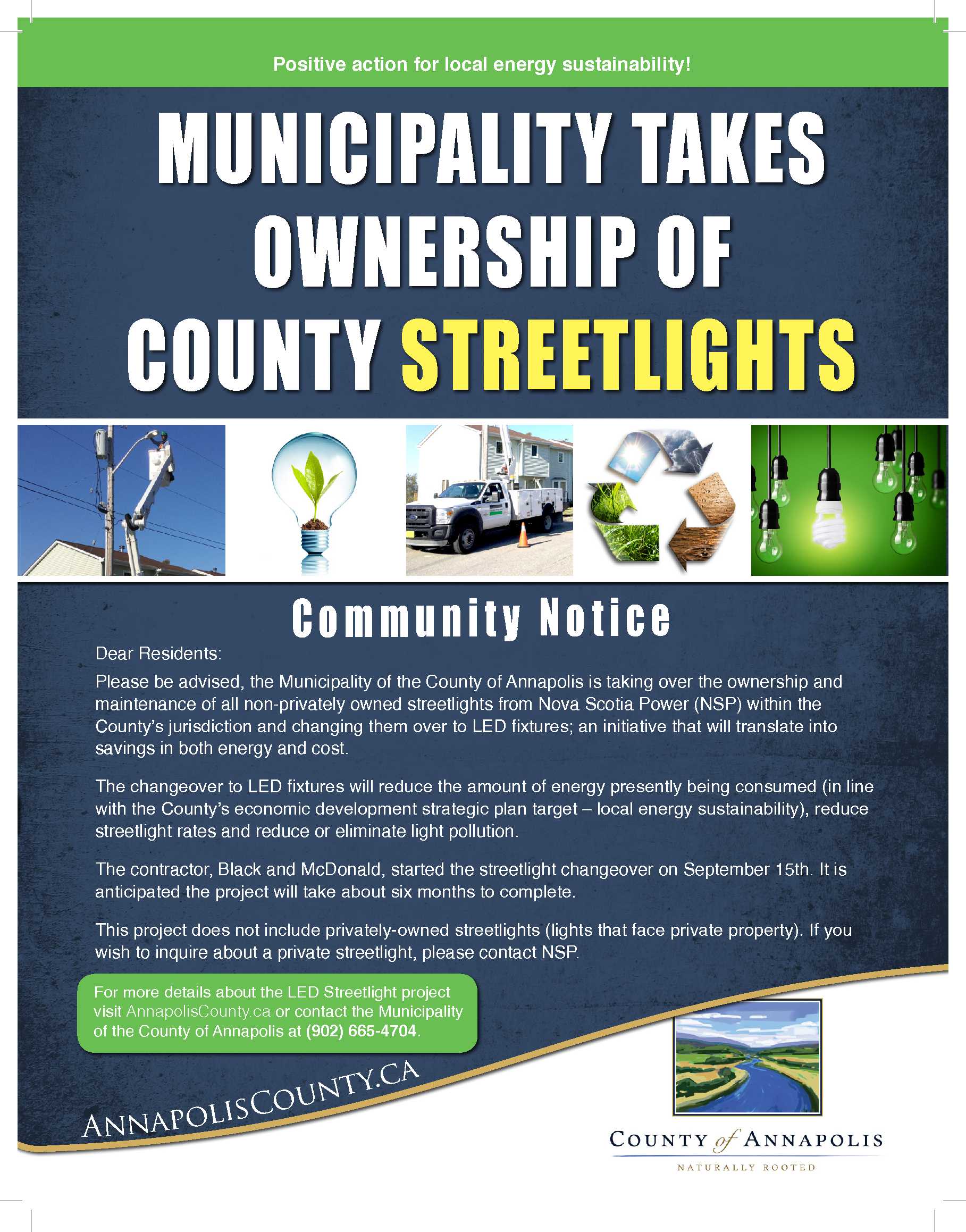 Street Light Poster PrintReady