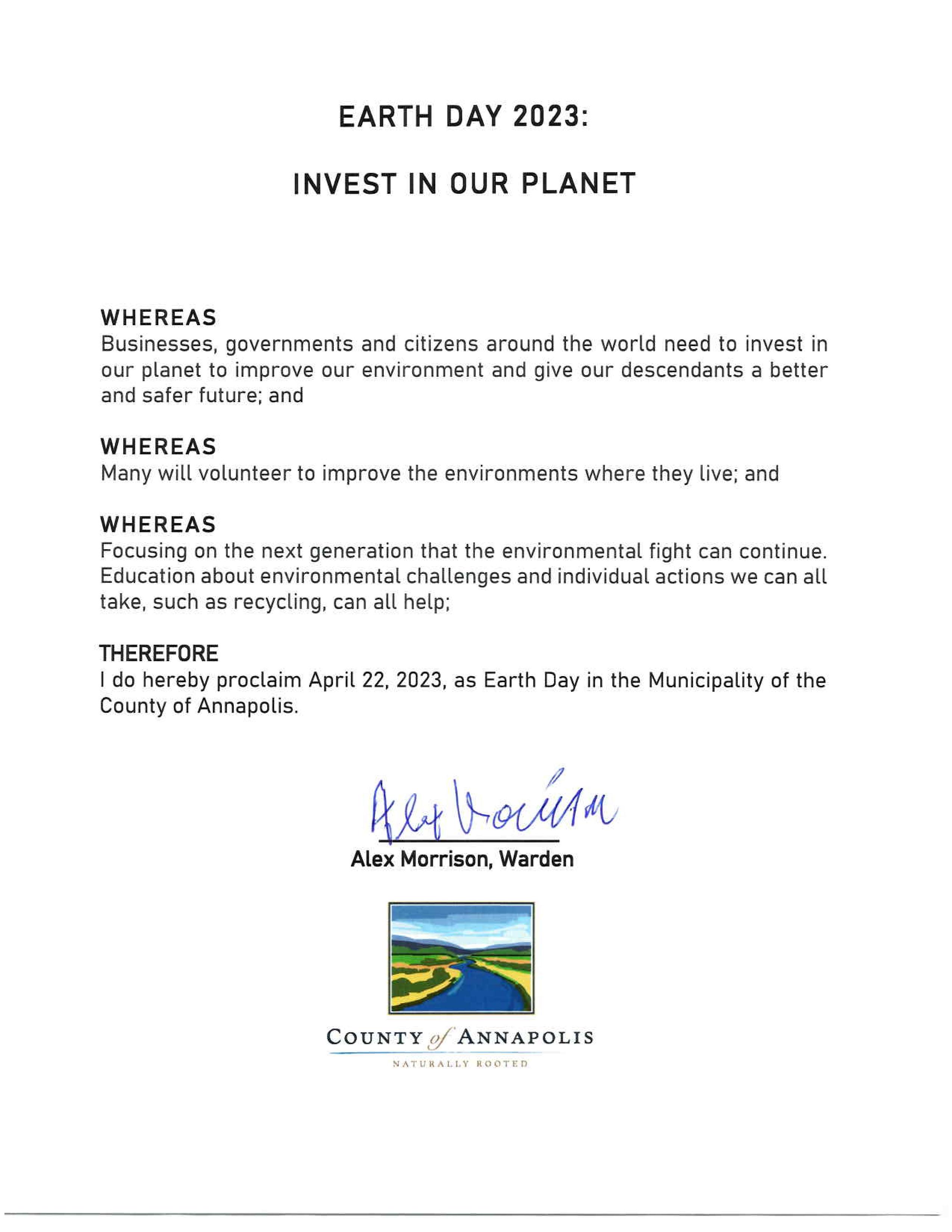 2023 Earth Day Proc