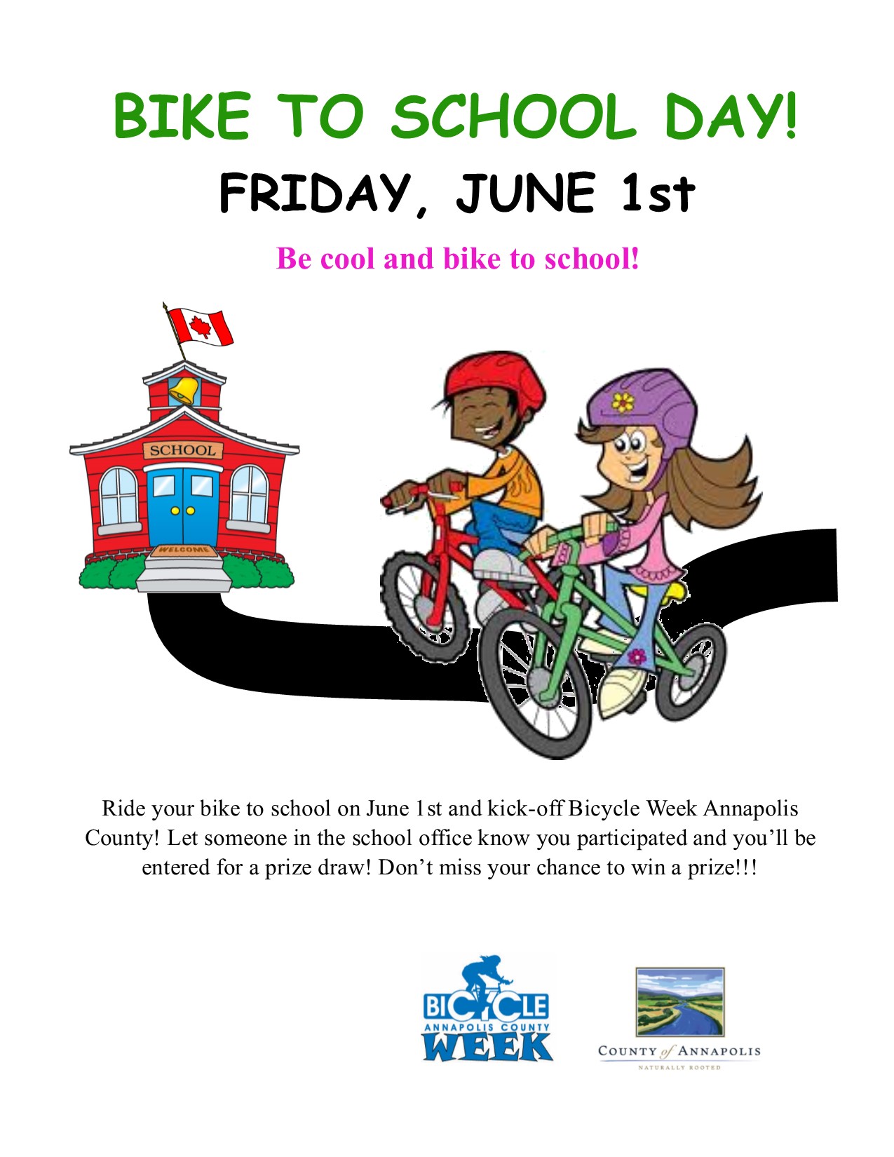 Bike to School poster