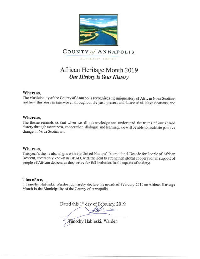 2019 African Heritage Month