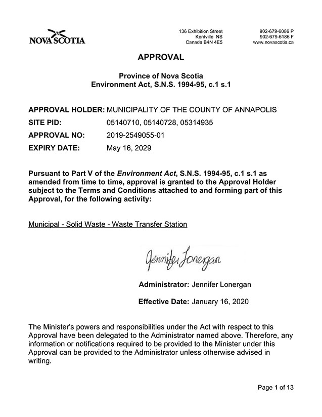 Approval Document 1