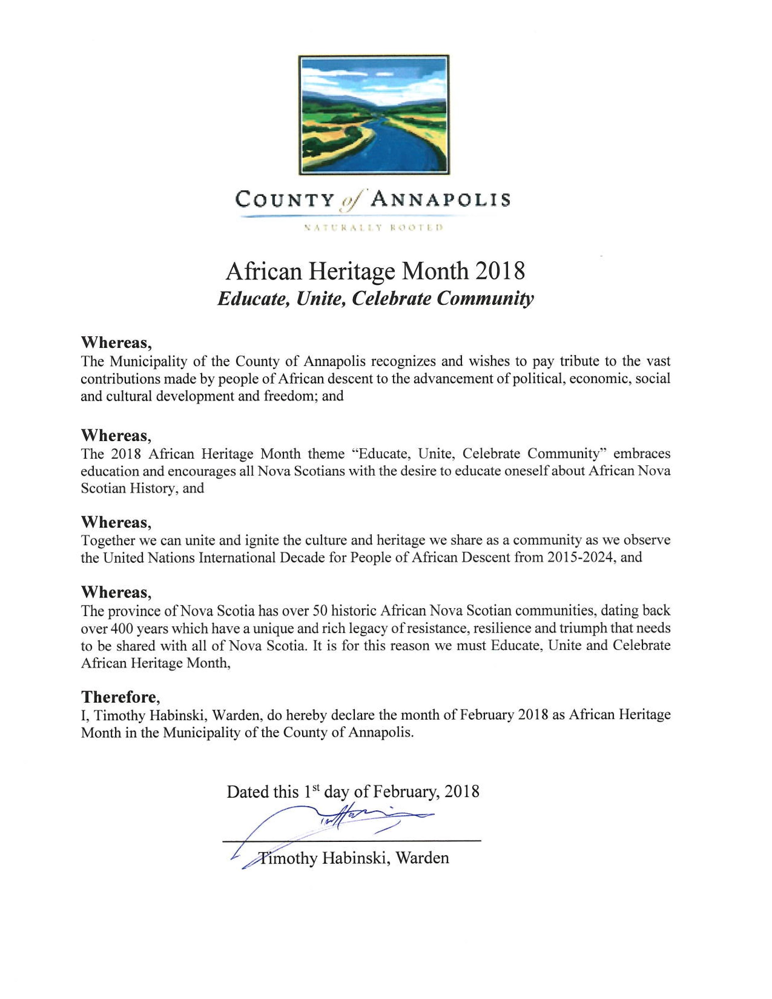 2018AfricanHeritageMonth